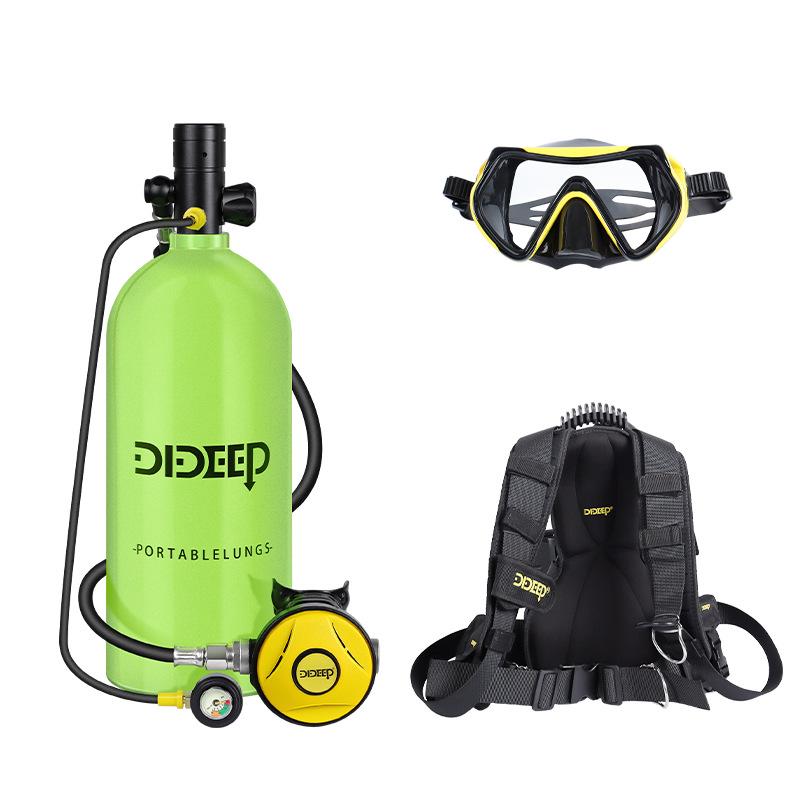 DIDEEP 3L X6000 Diving Snorkeling Regulator with Oxygen Cylinder