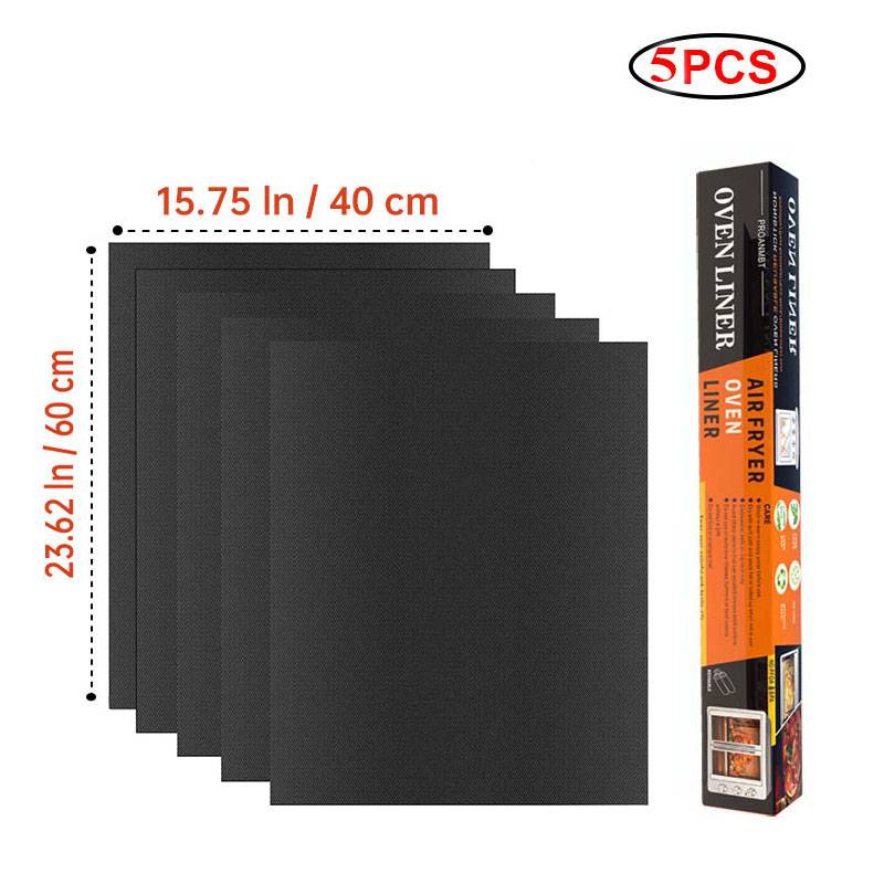 Multifunctional Grill Mat Microwave Oven Mat Household Grill Pan Liner Reusable High Temperature Resistant Baking Accessories