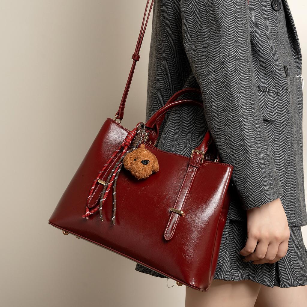 Light Luxury High-End Red Bag Atmospheric Bride Wedding Handbag Trendy Versatile Shoulder Bag