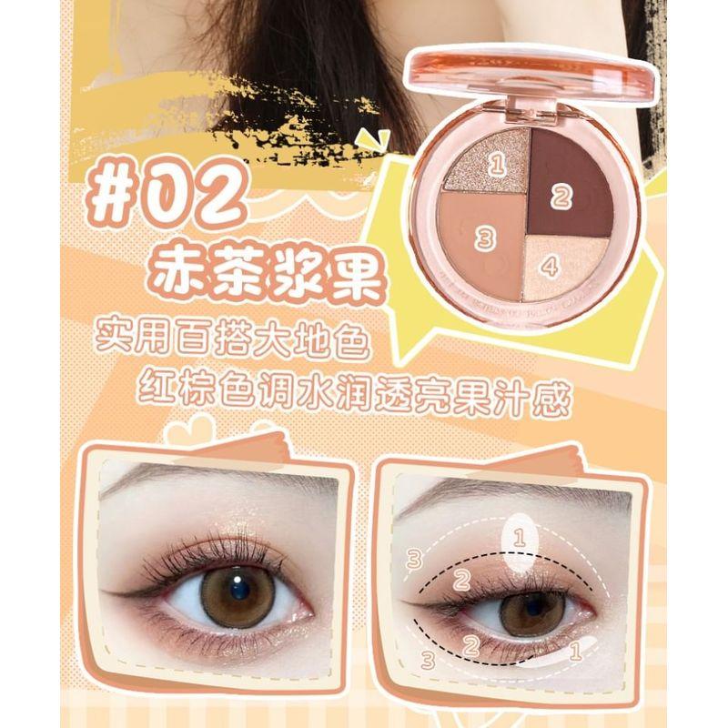 Jelly Bubble - 4 Shades Eyeshadow - 3 Colors (1-3)