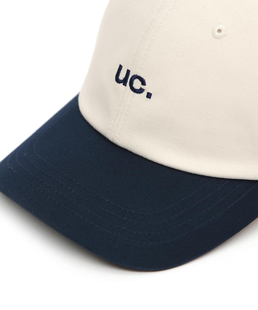 Eondeokeonteulol Cotton Color Block Ball Cap Uc / Authentic Bb / Navy
