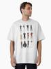 David Bowie Aesthetic Ziggy Stardust Lightning and Cute Retro Music Quotes Sticker Oversized T-Shirt