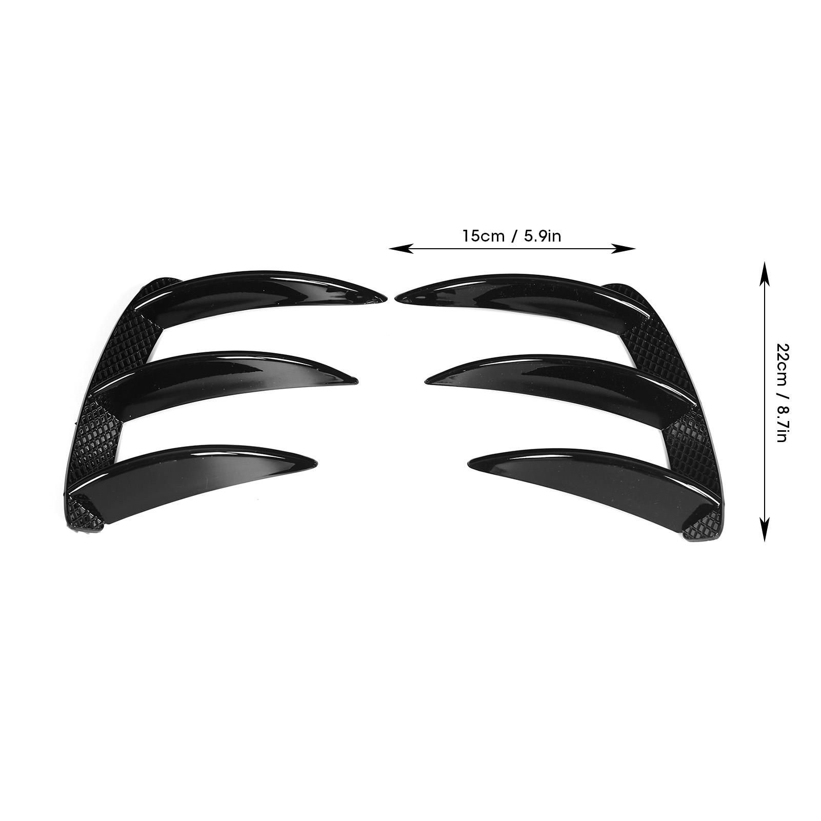 

Rear Bumper Lip Splitter Canards Vents Replacement for W176 0 A250 A260 5