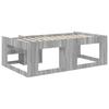 Kids Bed Frame with Storage Space Grey Sonoma 80 x 200 cm