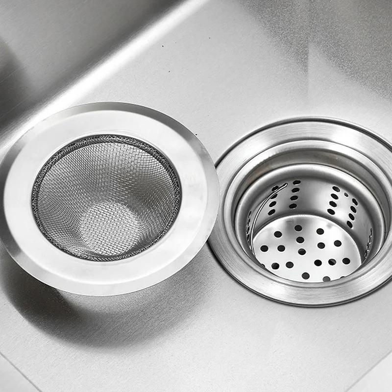 Stainless Steel Filter Screen for Kitchen Sink, Anti Clogging Screen for Washbasin, and Anti Insect Filter Screen for Sink