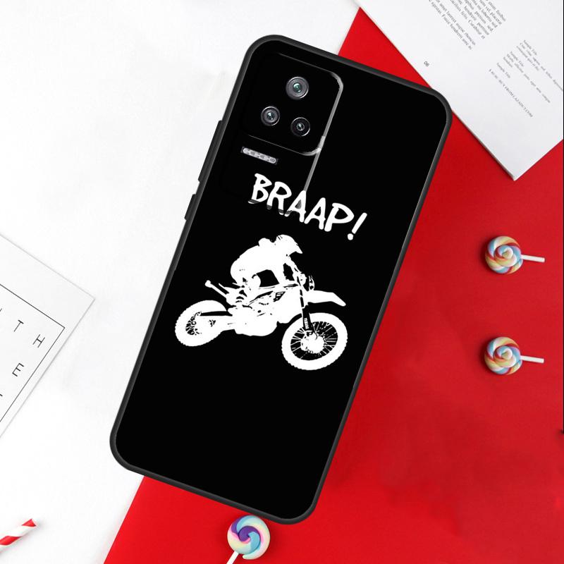 Moto Bike Motocross Cover For Xiaomi 13T 11T 12T 14T Pro 13 14 15 Ultra POCO X7 Pro X3 X5 X6 F5 F6 M6 Pro Case