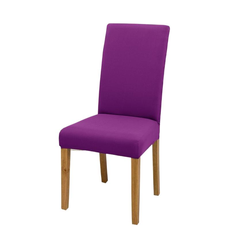 Elastic Chair Cover Dining Room Spandex Chair Seat Covers 24 Colors for Choice Universal Size for Kitchen Wedding Banquet 1PC