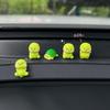 5Pcs Car Dashboard Rearview Mirror Decoration Turtle Ornament Cartoon Resin Animal Ornaments Mini Turtle Diy Accessories