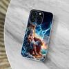 Greek God King Zeus For iPhone Max,14,SE,12,15,Pro,17,Plus,11,XS,Mini,16,X,13,XR,Transparent Soft Cover Case
