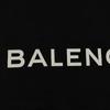 Balenciaga Back Logo Hoodie Black Men's Size L Model 508184