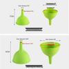 Silicone Foldable Kitchen Funnel - Portable Liquid Dispenser