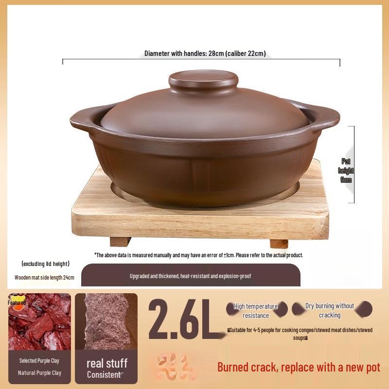 

Chef Qi Zisha Claypot Rice Casserole Pot