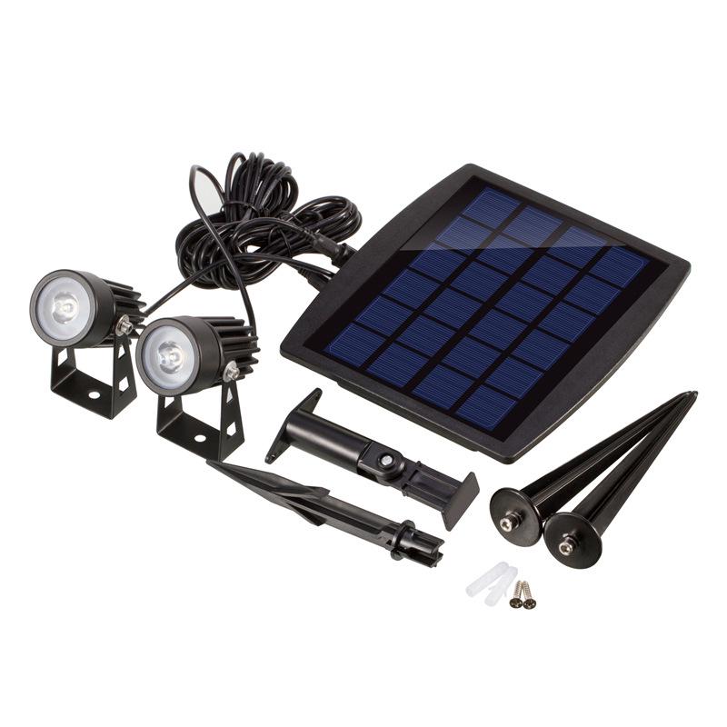 6W Aluminum Solar LED Spotlight for Garden and Outdoor Decoration