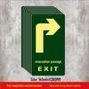 Luminous Self-Adhesive Floor Sticker for Fire Exit and Evacuation Pathway