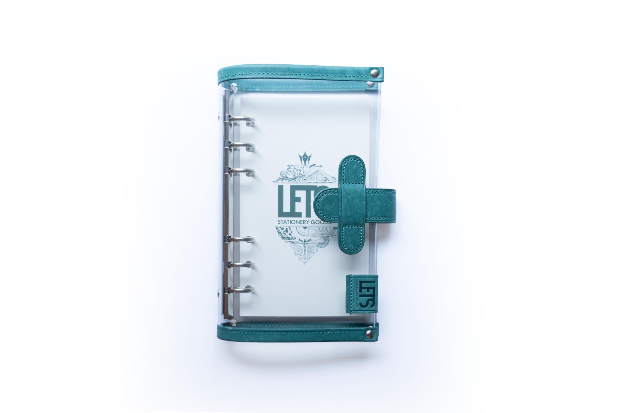 

LETS STATIONERY GOODS Clear System Notebook Bible [MAYA Green] зелёный