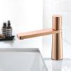 Brushed Gold/Rose Gold/Gun Grey Bathroom Faucet Creative Cylindrical Toilet Platform Basin Faucet Brass Hot&Cold Mixer Tap