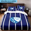 3PCS Football Bochum Bedding Set,Including 1pc Duvet Cover And 2pcs Pillowcases Perfect for Bedroom, Dormitory, Fan Christmas Gift
