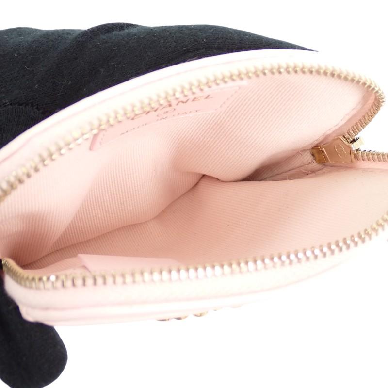 Chanel AP2086 Coin Case Pink Lambskin Women