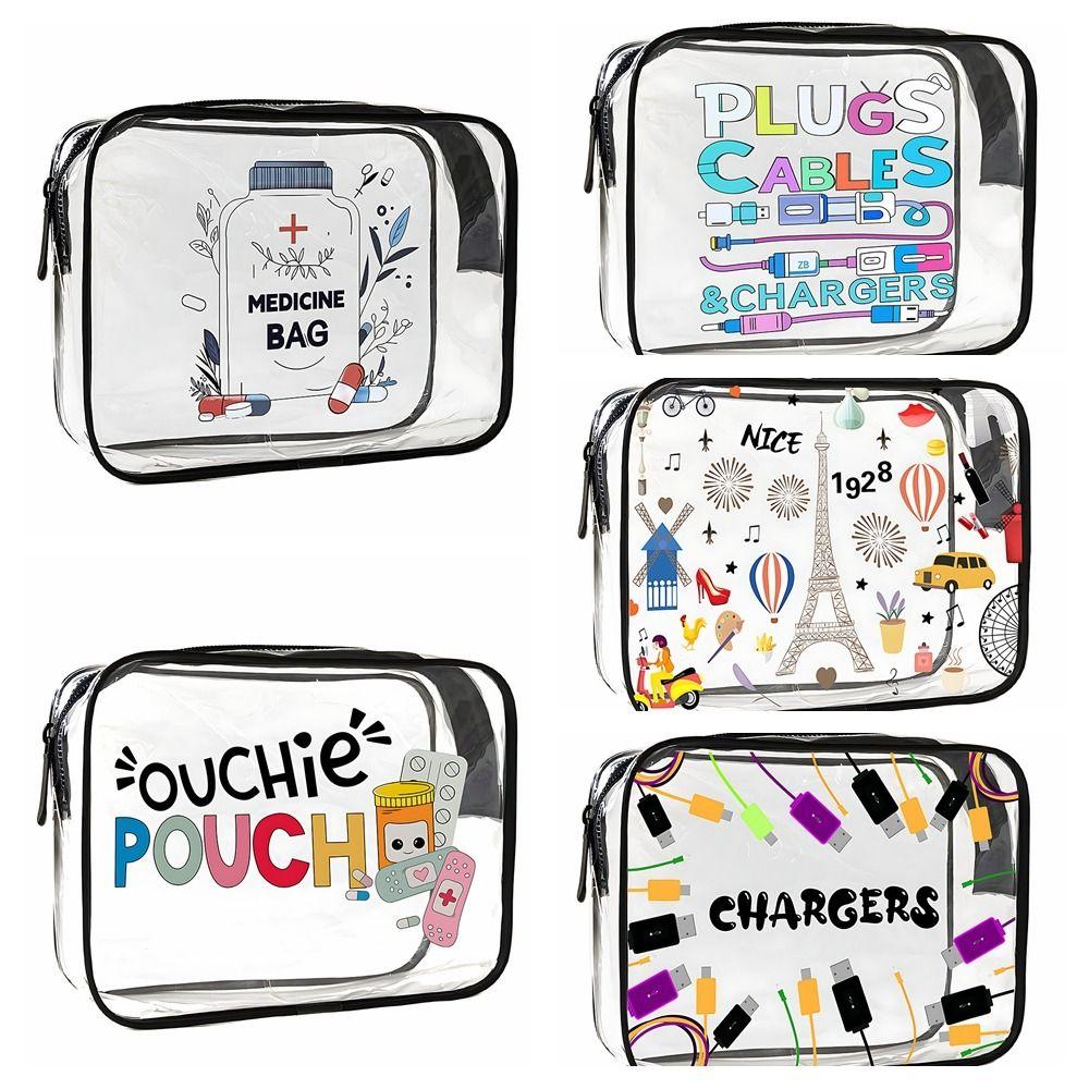 Large Capacity Travel Organizer Transparent Toiletry Pouch New Makeup Bag  for Women