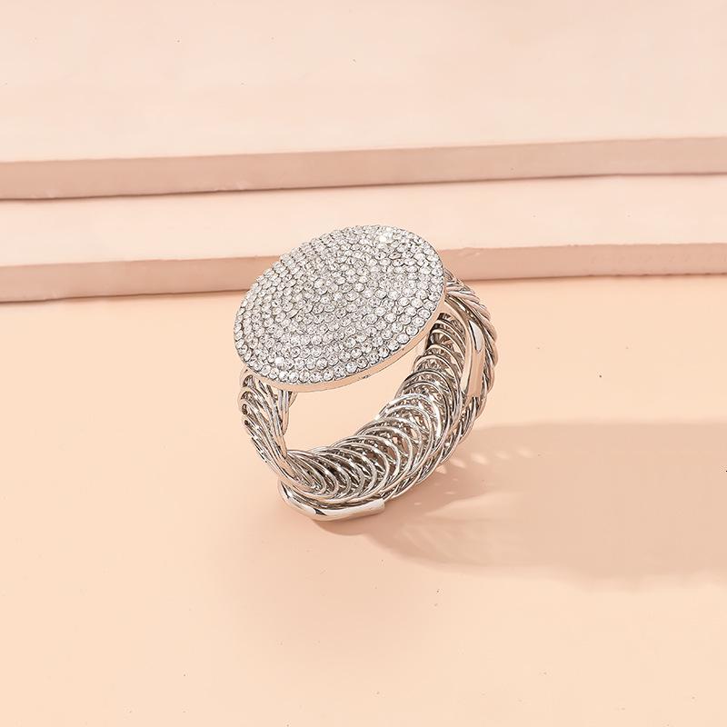 Elegant Rhinestone Evening Bracelet