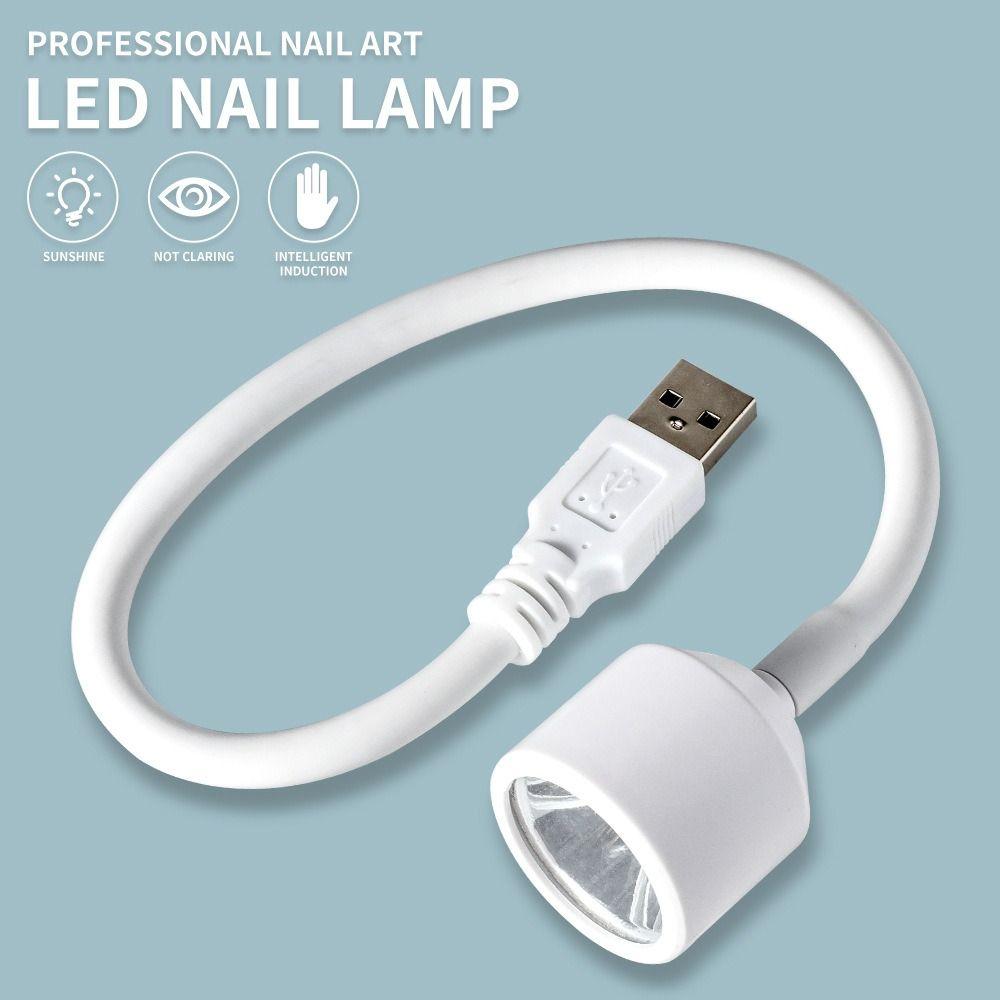 Foldable UV LED Nail Lamp USB Powered Curing Lights Portable Mini Handheld Nail Dryer  Nail DIY