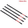 2/4Pcs 6Inches Pozidriv #2 Pz2 Impact Tough Screwdriver Power Bit Set, S2 Alloy Steel Screwdriver Bits Set