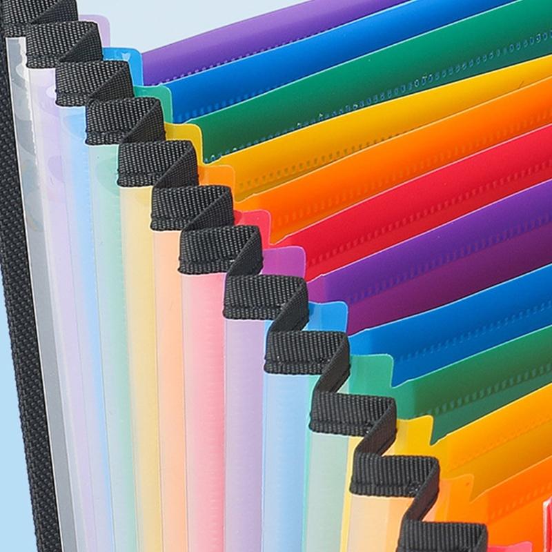 13 Fächer Erweiterungsmappe mit Griff, Wasserdichte Dokumenten-Organizer-Tasche, Fassungsvermögen 1000 Blatt Papier im Letter-Format