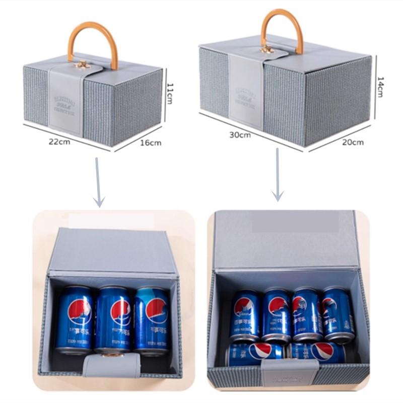Handheld Gift Box Birthday Gift Packaging Empty Box Large leather Box Wedding candy souvenir Cosmetics storage box