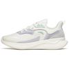 Running Collection Cushioning Slip Resistant Abrasion Resistant Low Top Running Shoes Women's White Purple 922145564-1