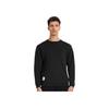 Futter Sport Trend Serie Einfarbig Kleines Logo Pullover Langarm Rundhalsausschnitt Sweatshirt Herren Oberteile Schwarz AWDT073-4