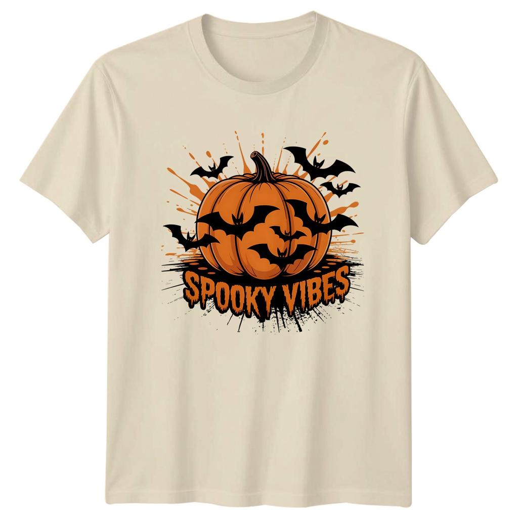 Spooky Vibes TShirt Halloween Fall Apparel Halloween Gift For Him And Her
