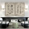Vintage Fishing Patent Canvas Poster Fishing Tackle Equipment Painting Prints Angling Design Picture Retro Wall Art Decoration