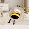 Cartoon Stuffed Animal Shaped Chair Cushion Armrest Pad Half Surrounded Anti Slip Home Seat