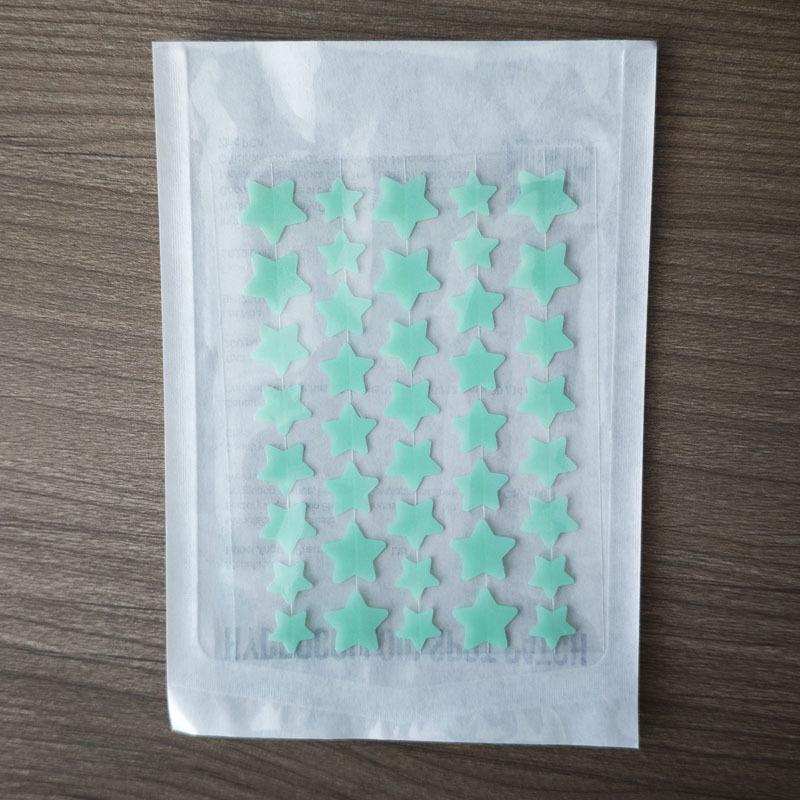Tea Tree Hydrocolloid Pimple Patches - Waterproof, Invisible, 40 Pcs