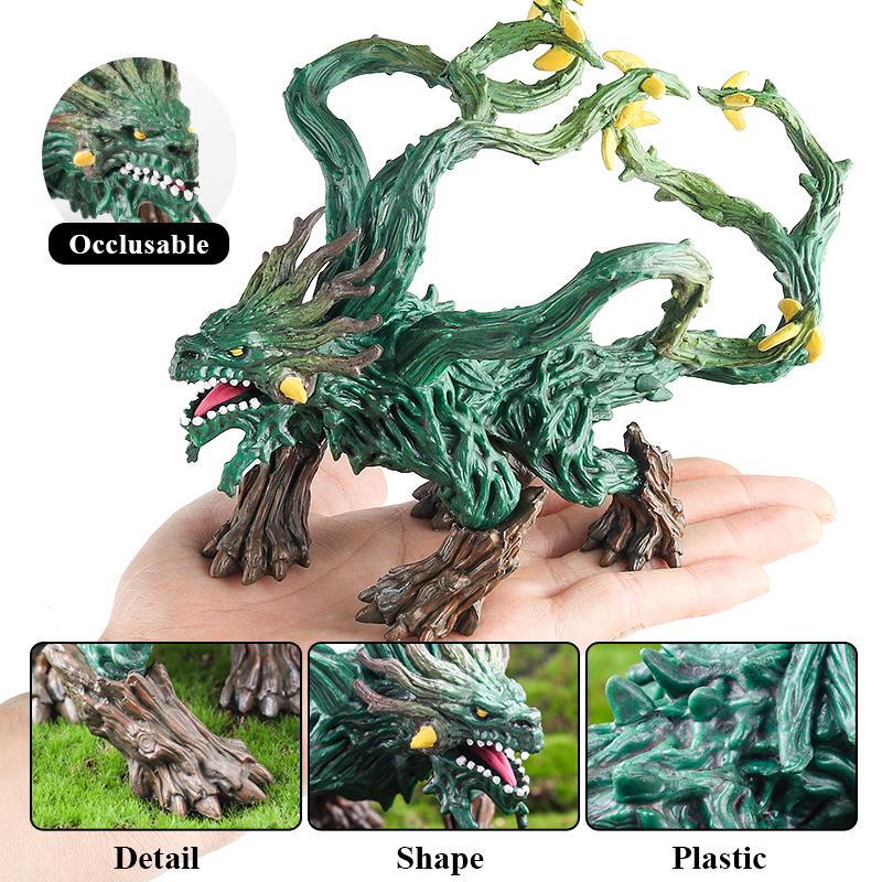 Oenux Simulation Dinosaur Bayala Dragon Tree Monster Bat Demon Basilisk Animal Model Action Figures Pvc Collection Kid Toy Gift