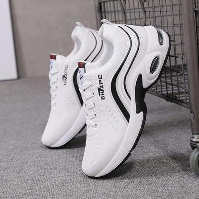 Zapatillas Casuales para Hombre Cómodas con Amortiguación de Aire Zapatillas para Correr para Hombre para Exterior Antideslizantes Zapatos para Caminar Diseño con Cordones Zapatos Deportivos para Hombre