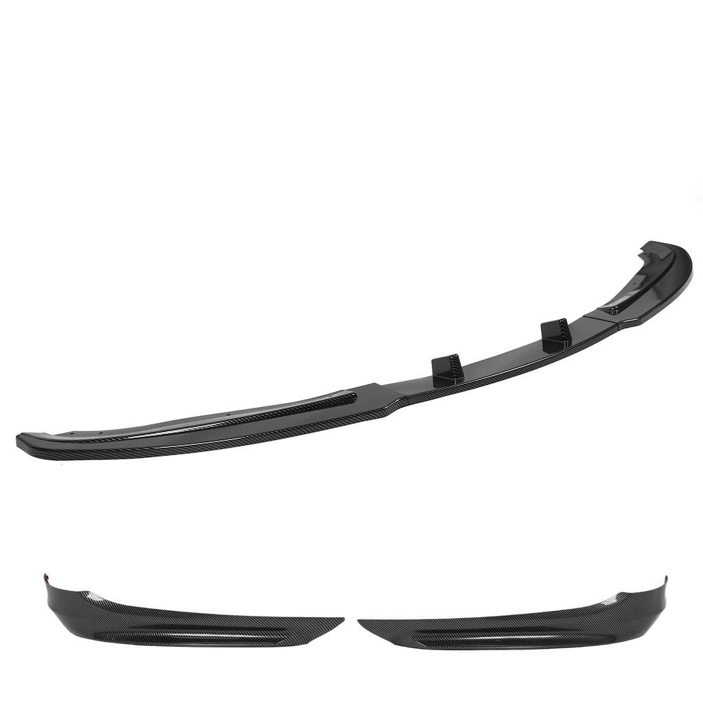 5PCS Front Bumper Lip Chin Spoiler Splitter Sporty Bumper Lip Body Kit Fit for 3 Series E90 E91 LCI 2007 to 2012