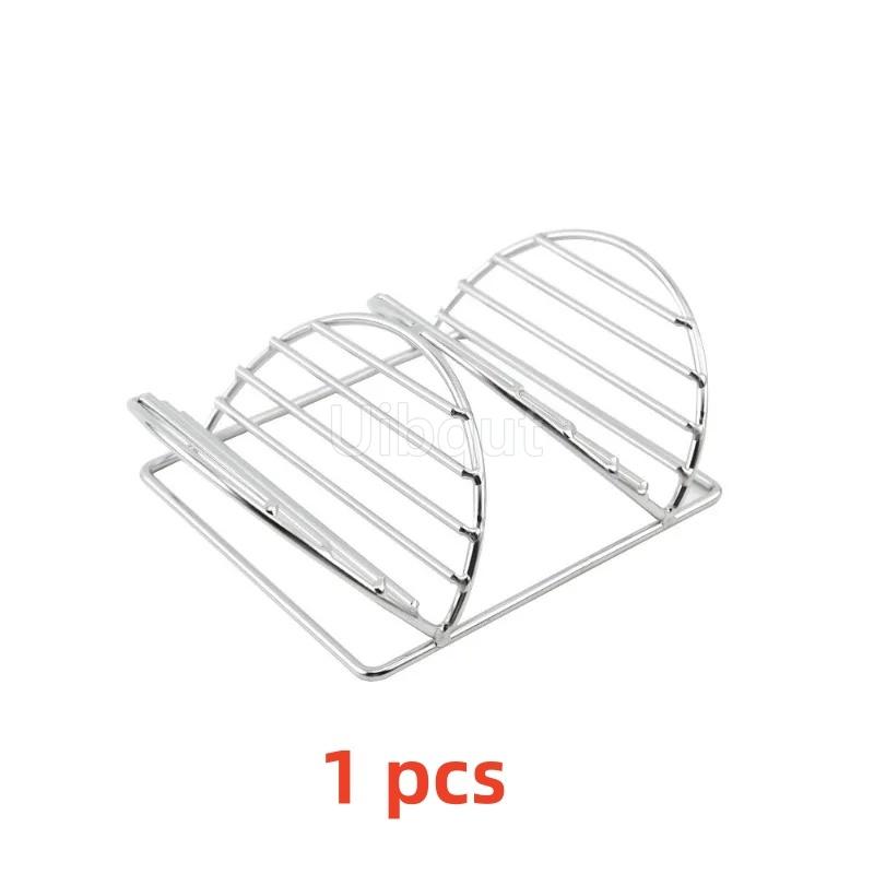 304 Stainless Steel Pancake Stand Mexican Corn Chicken Burrito fry basket pancake Taco Holder rack Stand V Shape Taco Holder