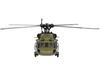 Hitec XK UH-60L K170 Blackhawk Pitch Control, 2.4G, 5CH, Official Japanese Product, Under 100g, Includes Display Stand, Takeoff and Landing Pad,