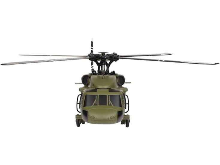Hitec XK UH-60L K170 Blackhawk Pitch Control, 2.4G, 5CH, Official Japanese Product, Under 100g, Includes Display Stand, Takeoff and Landing Pad,