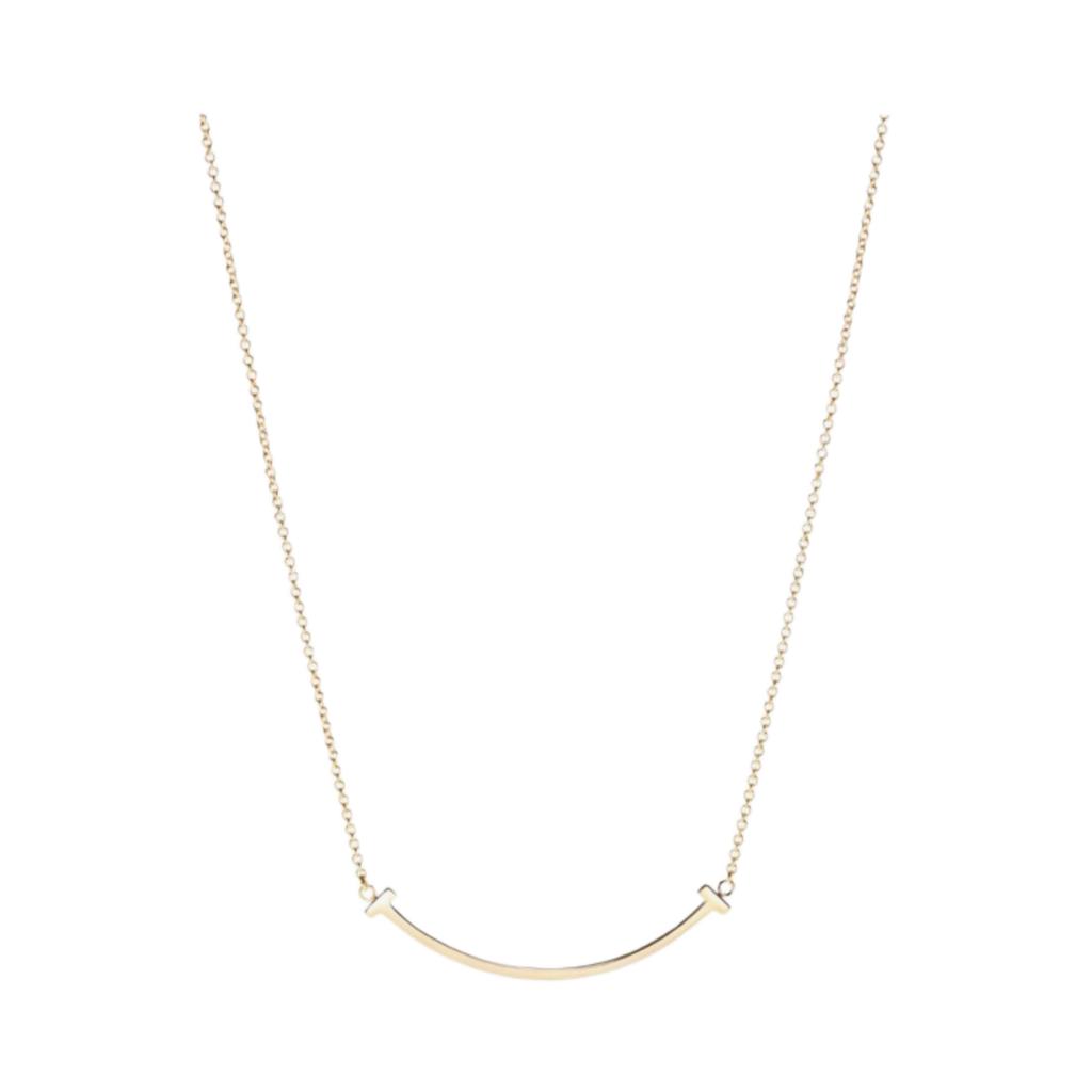 Tiffany & Co. Tiffany T Smile Pendant Small Yellow Gold