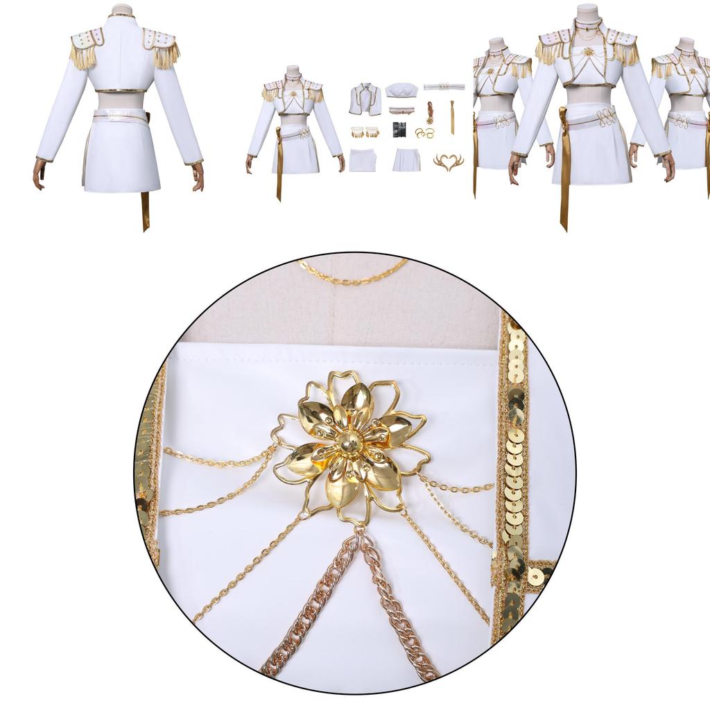 Kpop Demon Hunters Cosplay Costume With Faux Leather For Anime Game Role Play
