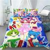 3D Print Tokyo Mew Mew Anime Kawaii Girls Bedding Set Duvet Cover Bedclothes Comforter Cover With Pillowcase For Kid Home