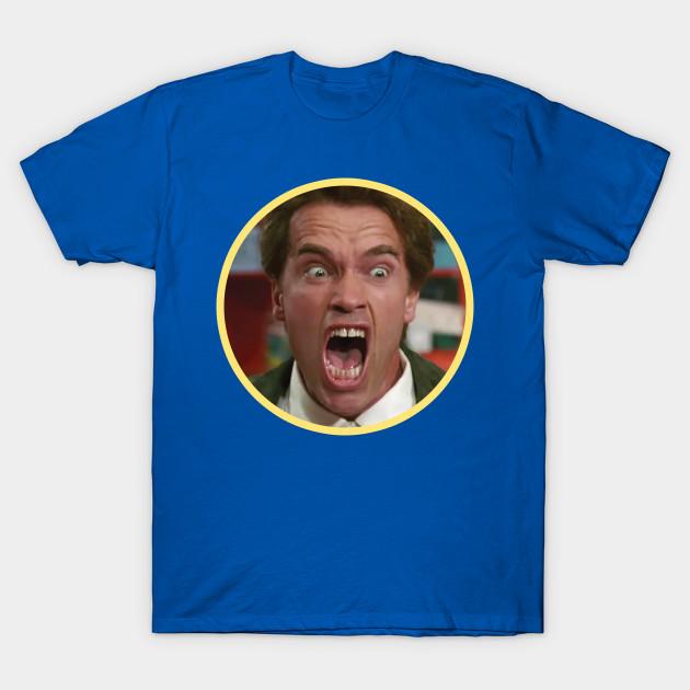 

Men Black Print T-shirt Arnold Schwarzenegger Kindergarten Cop No-Cut Transfer Paper Print Cotton Tshirt - Men s Summer Cotto... S разноцветный