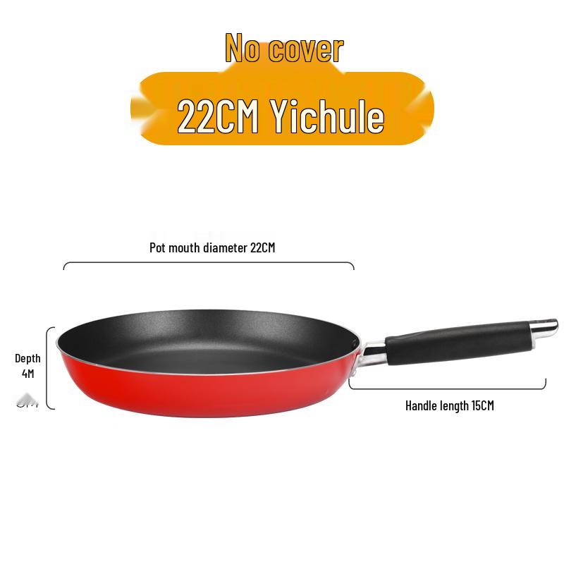 Yichule 32CM Yapışmaz Gazlı Tava - Biftek, Yumurta, Pankek ve Krep İçin İdeal
