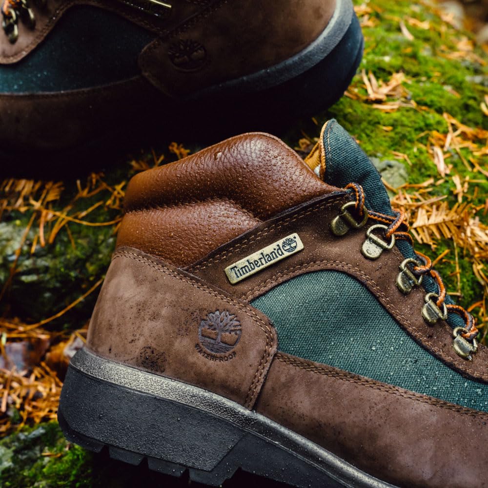 [Timberland] Waterproof Field Boots Men's TB1A18A6D471 Dark Brown Nubuck 9.0 / 27.0cm