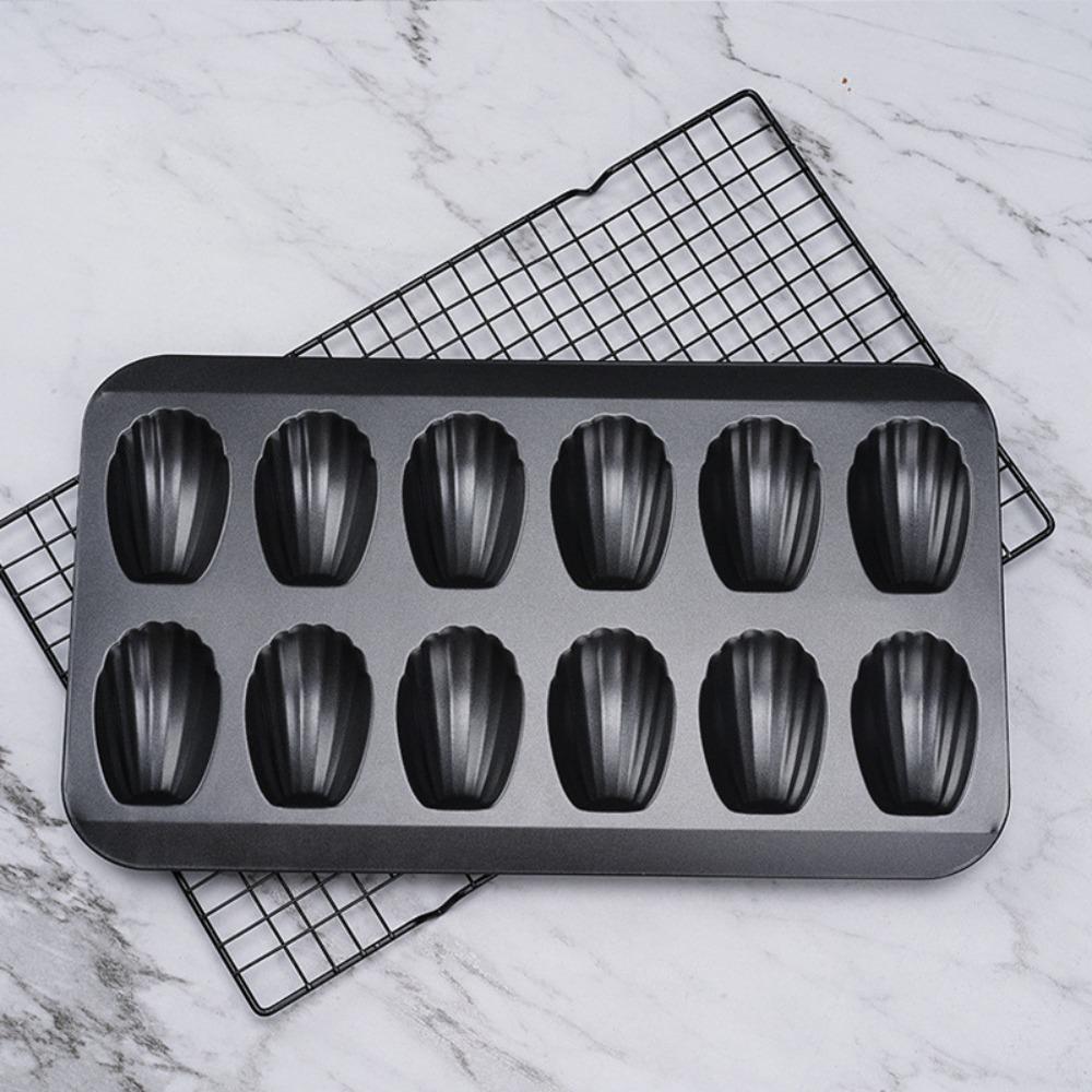 Heat-resistant Madeleine Cake Baking Pan Carbon Steel Shell-shaped Cake Mold  French Dessert