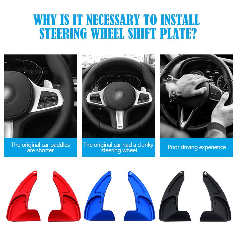 Car Steering Wheel Shift Paddle Shifter Gear Extension for Dodge Durango Citadel R/T SXT Plus Charger GT Challenger RT Scat Pack