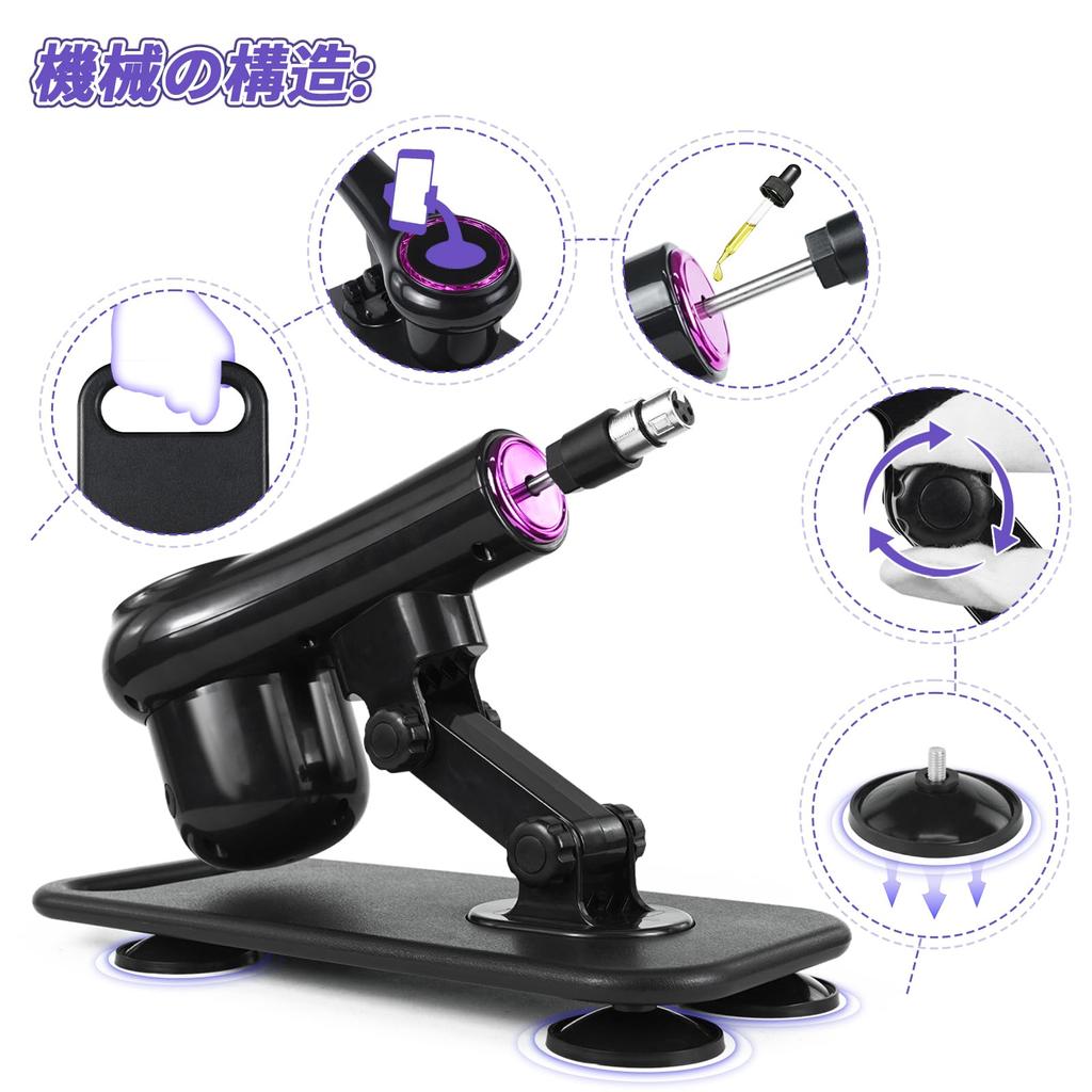 ANSEUNG Piston Dildo Piston Machine Electric Piston Machine Dildo Piston Suction Set Piston Machine Adjustable Remote Control Adult Toy for Popular