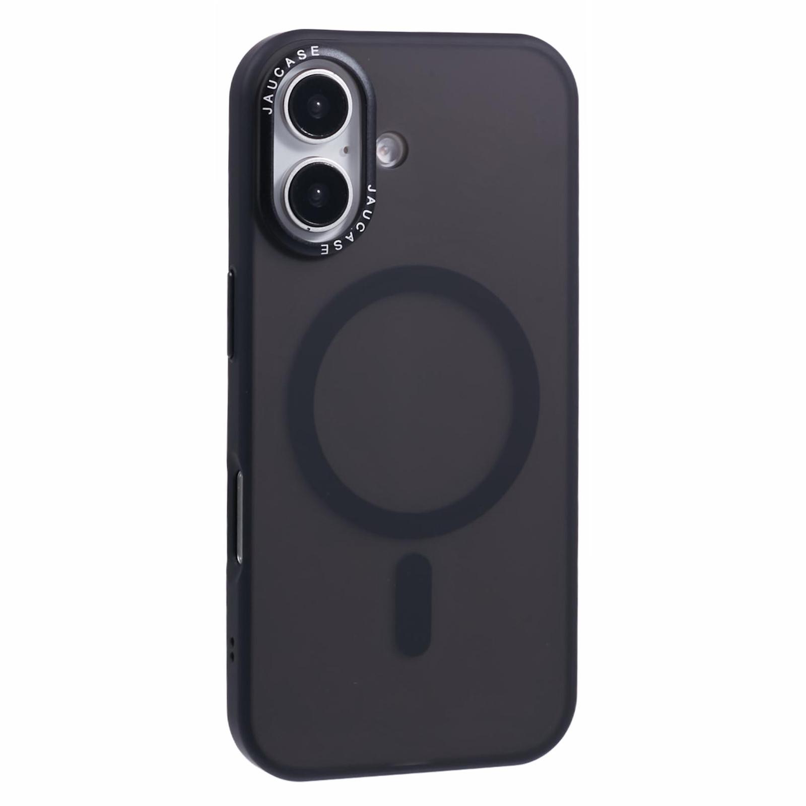 JAUCASE For iPhone 16 Magnetic Case PC+TPU Cover Compatible with MagSafe A